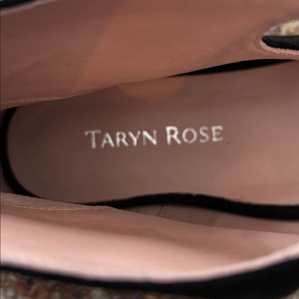 Taryn Rose Black Suede Blaze Flats - 8.5 - Picture 3 of 7